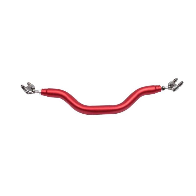 Motorrad-Beifahrerhaltegriff Motorrad-Armlehne Für Kinder Haltegriff Handyhalterung Halterung Lenker Für Suzuki UG125 UY125 USR125 VS125(Rot,B) von VTSGBLS