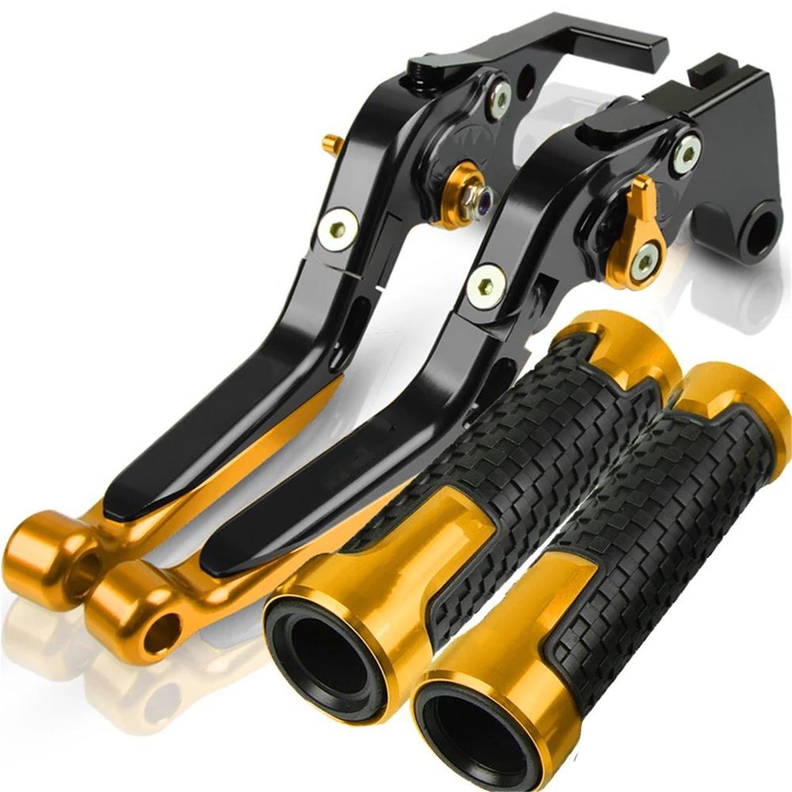 Motorrad-Beifahrerhaltegriff Motorrad-Bremskupplungshebel Lenkergriffe Enden Für Kawasaki Z800 Z 800 Für Eversion 2013 2014 2015 2016 2017 2018 Z750(Gold) von VTSGBLS