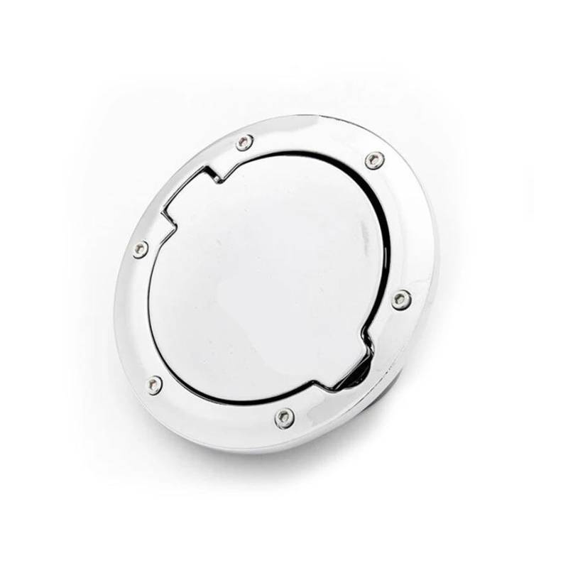 Tankdeckel für Autos Tankdeckel Für Autotankklappe Tankdeckel Für Jeep Für Wrangler JK Unlimited Sedan Coupe 2 4 Türer 2007-2017(Chrom) von VTSGBLS