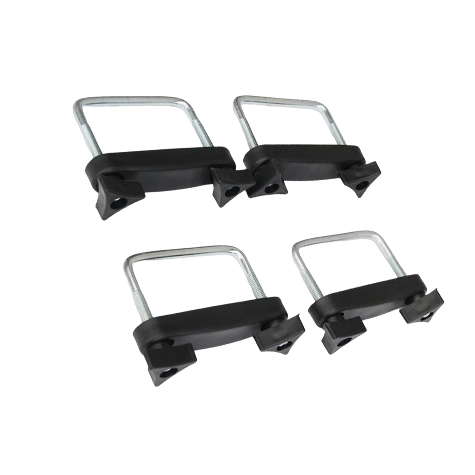 VUIUYOIES 4 x Dachträger Werkzeug Clips, Gepäck mit Dachträger Klemmen, einfach und bequem, geeignet für Auto Gepäckträger, Dachbox, U Bolzen, 4 Stück 8 cm von VUIUYOIES