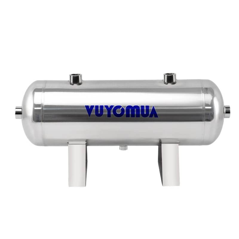 VUYOMUA 304 Stainless Steel High Pressure Mini Small Portable Air Tank Air Reservoir Water Storage Tank (10L-SG) von VUYOMUA