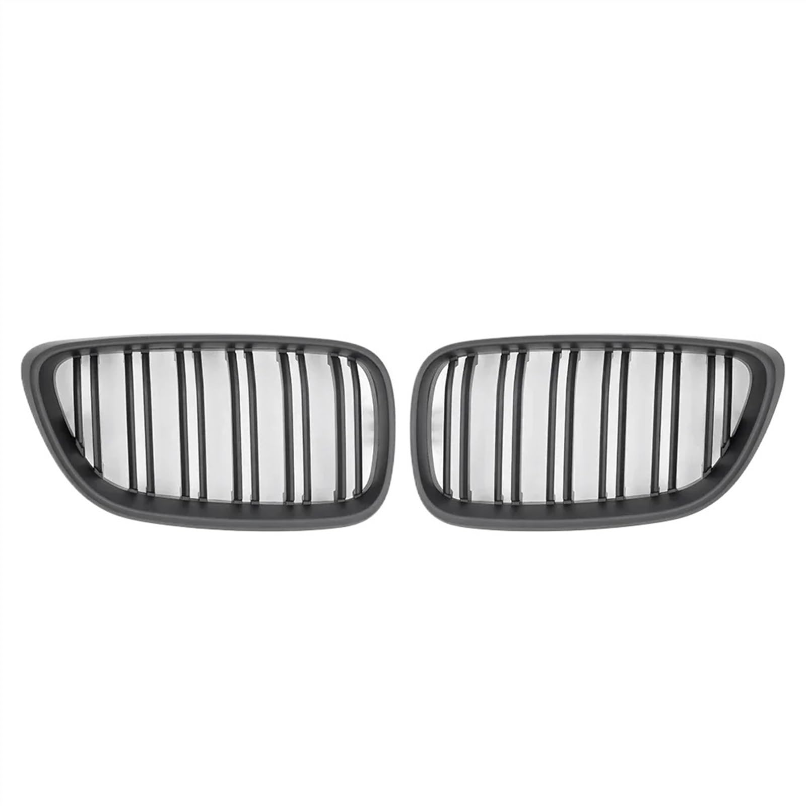 VVBNIN Front Kühlergrille Kompatibel Mit 2er F22 F23 F87 M2 220i 230i M240i 2014 2015 2016 2017 2018 2019 Auto Front Nierengrill Dual Line Grills(Matte Black) von VVBNIN