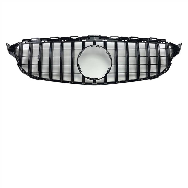 VVBNIN Front Kühlergrille Kompatibel Mit Benz W205 S205 C205 C260 C250 C180 C200 C300 2014 2015 2016 2017 2018 2019 2020 2021 Auto Frontstoßstangengrill(Black,2014-2018) von VVBNIN