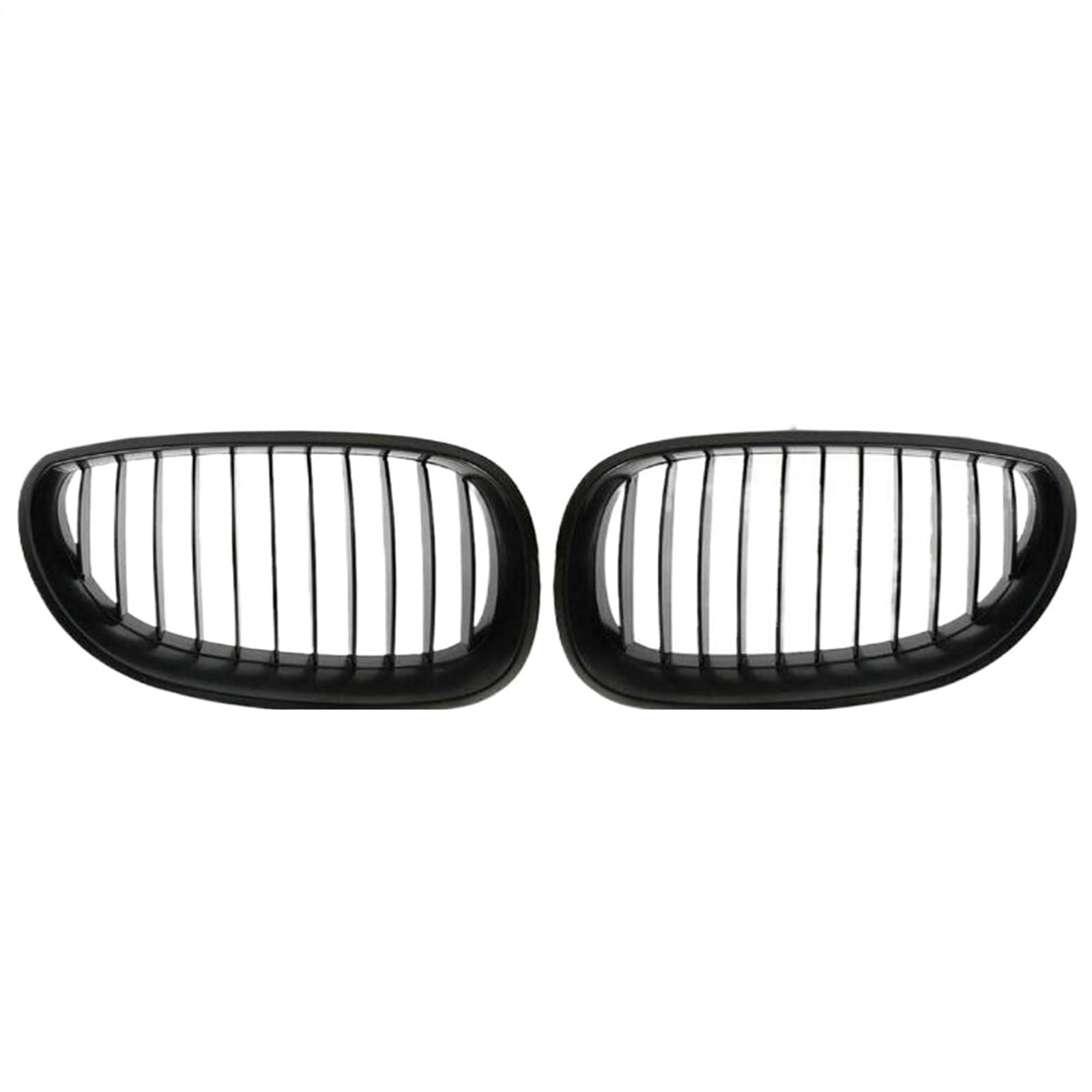 VVBNIN Front Kühlergrille Kompatibel Mit E60 E61 5er-Serie Für M5 525I 525Xi 528I 528Xi 530I 530Xi 2003 2004 2005 2006 2007 2008 2009 Frontnierengitter(Matte Black) von VVBNIN