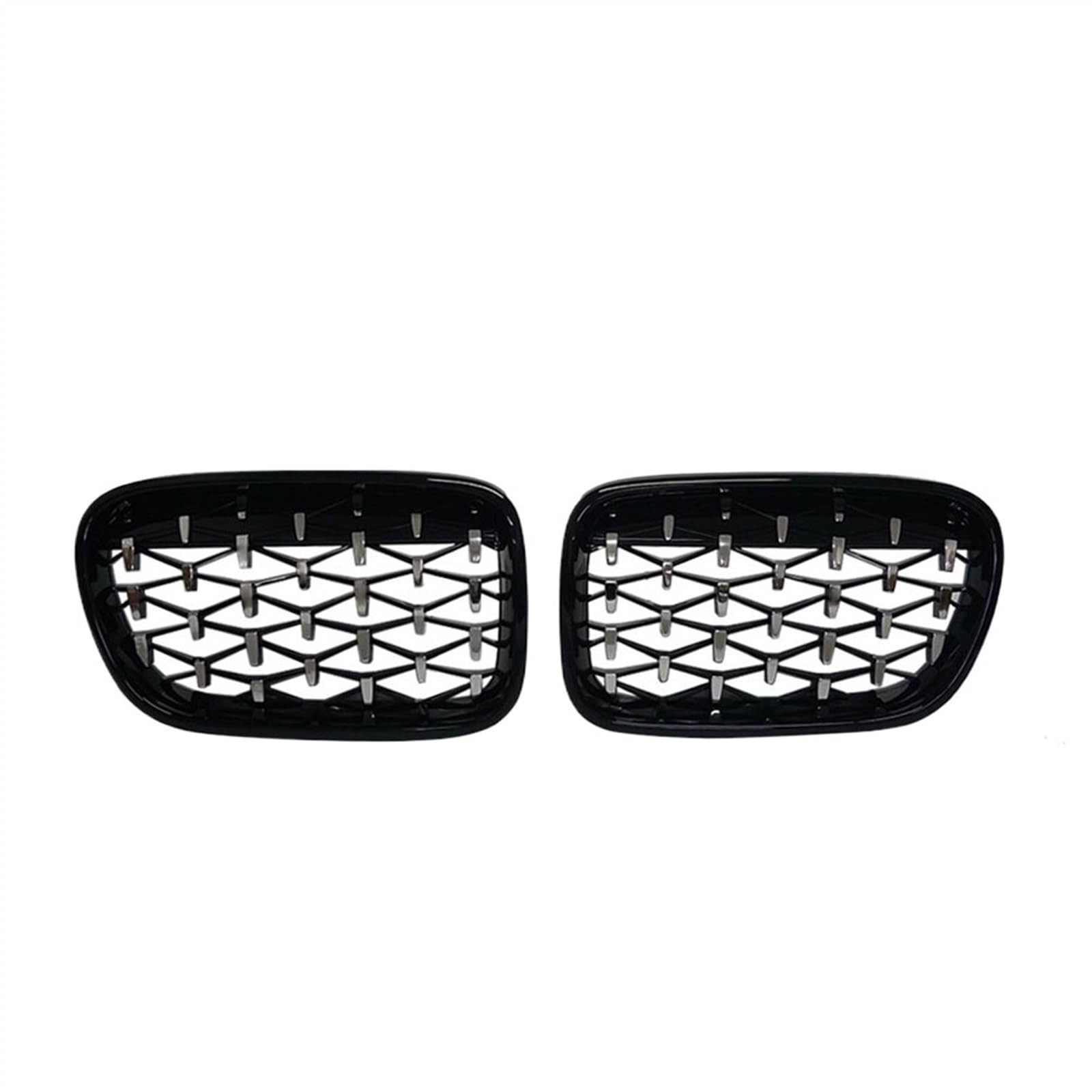 VVBNIN Front Kühlergrille Kompatibel Mit X3 F25 2010 2011 2012 2013 Auto Front Niere Stoßstange Kühlergrill OEM: 51712297589 51117210725 51712297590 51117210726(Black and Silver) von VVBNIN