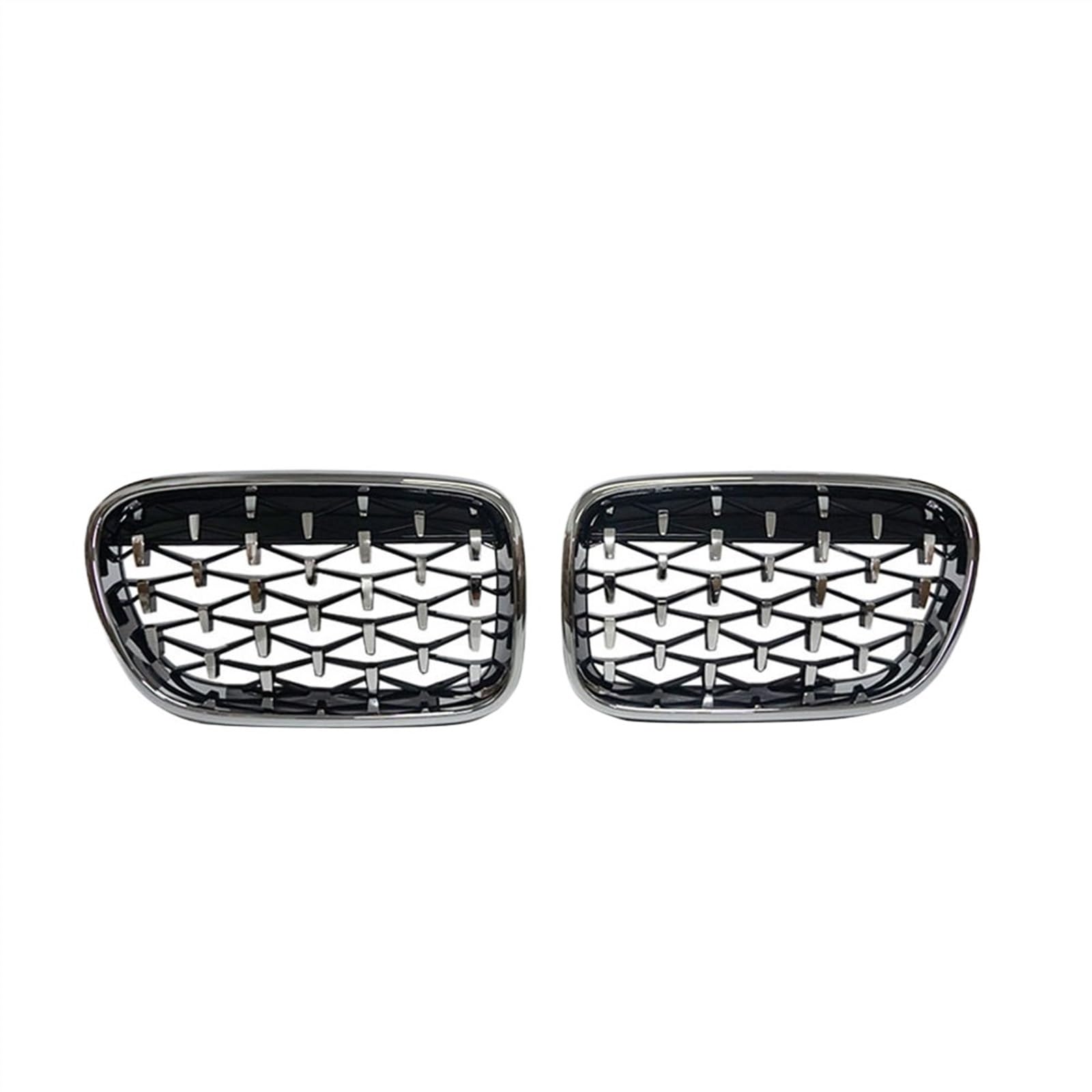 VVBNIN Front Kühlergrille Kompatibel Mit X3 F25 2010 2011 2012 2013 Auto Front Niere Stoßstange Kühlergrill OEM: 51712297589 51117210725 51712297590 51117210726(Silver) von VVBNIN