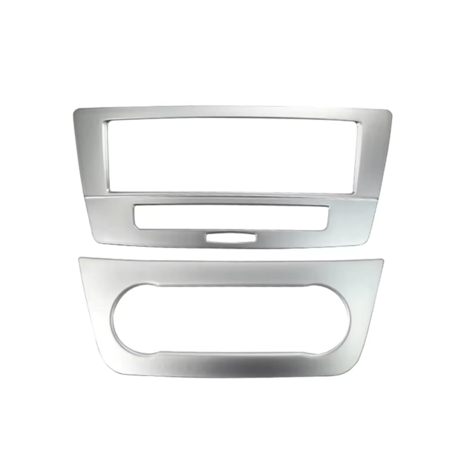 VVBNIN Kompatibel Mit Benz Für GL GLS Autozubehör AC Vent Trim Cover Armlehne Hinten Klimaanlage Outlet Vent Cover Klimaanlage Outlet Trim(A Model Silver) von VVBNIN