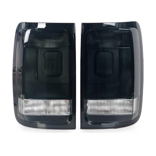 VVEDIK Hinten Rücklicht Links Rechts Signal Licht Montage Bremsleuchte Schwarz Shell Für VW Volkswagen Amarok UTE Pickup 2010-2016 2017 2018,A Pair von VVEDIK