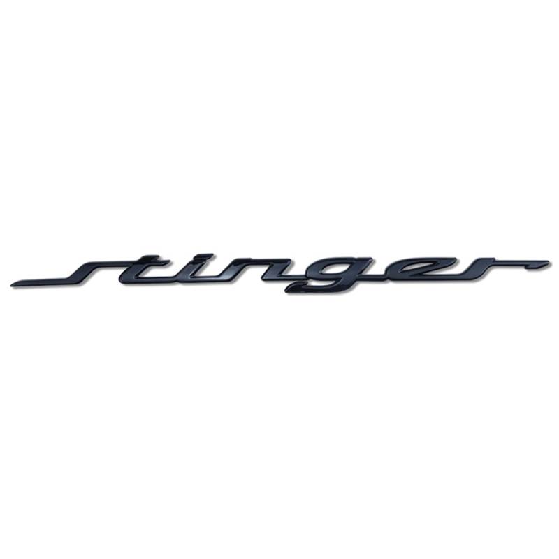 Auto Abzeichen Logo Aufkleber für Kia Stinger GT, Emblem FürAuto Modifikation Fahrzeug Wasserdicht Dekoration Car Styling Dekorative Zubehör, Black von VVHUDA