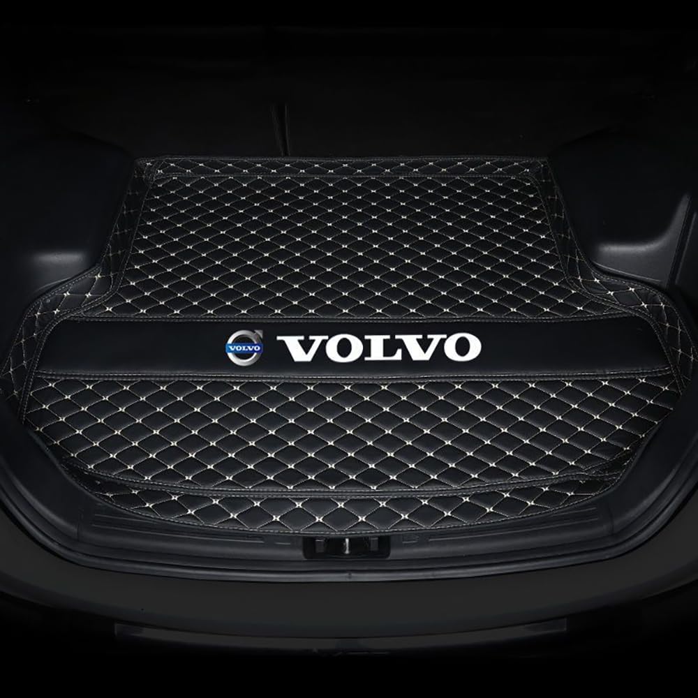 VVHUDA Auto Kofferraummatte für Volvo XC60 2018-2023, Wasserdicht Kofferraumwanne Antirutsch Kofferraum Schutzmatte Interieur ZubehöR,B von VVHUDA