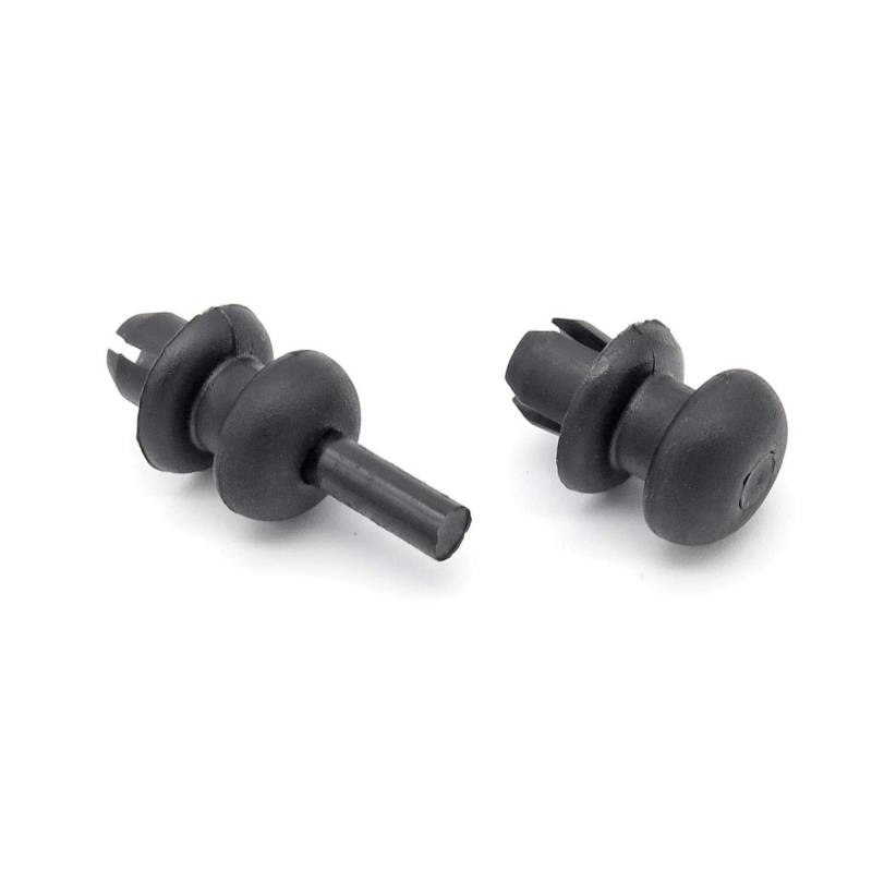 VVO Fasteners - 2 x Hutablagen-Clips - schwarz von VVO Fasteners