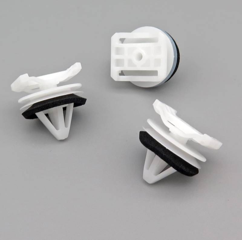 VVO Fasteners- Weiß Kunststoff-Clips. Vorderradlaufverbreiterung und Zierleistenverkleidung. Kompatibel mit einigen Mazda CX-5, (Packung mit 10 Clips) von VVO