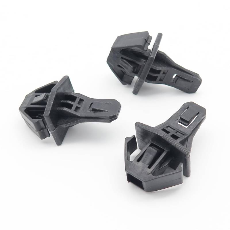 VVO Fasteners- Schwarz Kunststoff-Clips. Frontgrill oder Schlossträger. Kompatibel mit einigen Honda Civic, (Packung mit 10 Clips) von VVO