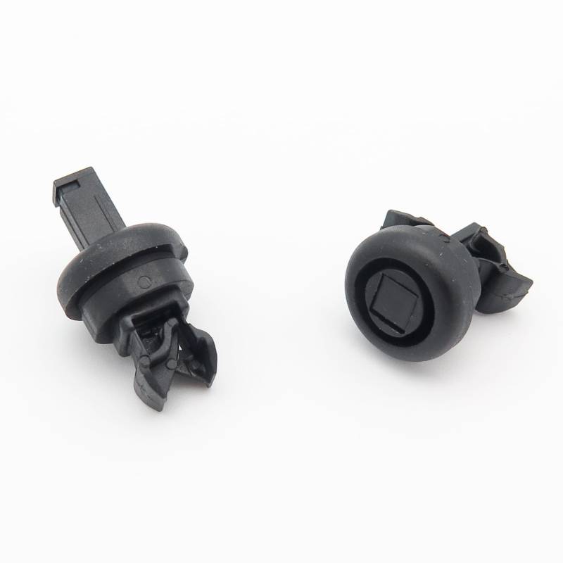 VVO Fasteners Kunststoff Hutablage Aufhänger Clip Schwarz (2 Stück) von VVO