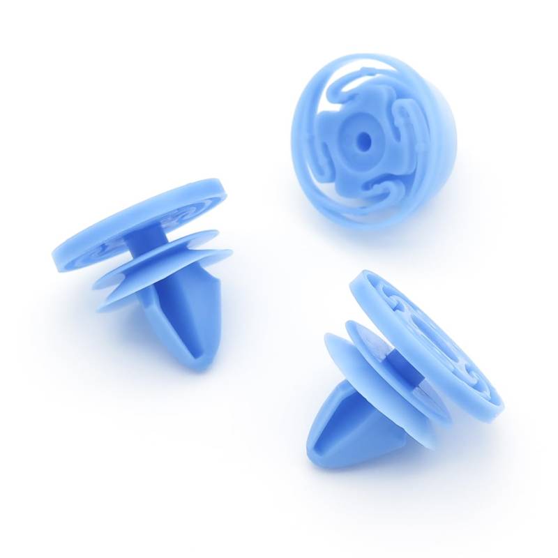 VVO Fasteners Kunststoff-Seitenkörperleiste, Zierleisten-Clip, blau, 10 Stück von VVO