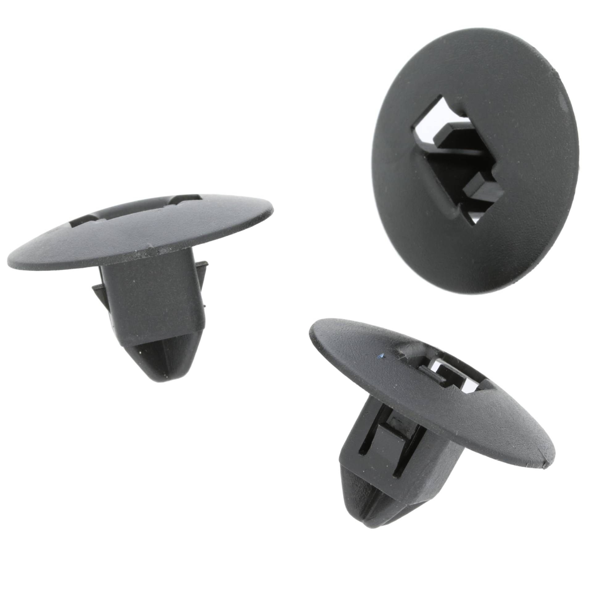 VVO Fasteners- Schwarz Kunststoff-Clips. Vordere Stoßstange. Kompatibel mit einigen Volvo XC60, V40, S60, XC90, XC70, V70 (including XC), S90, V90, (10 Stk) von VVO