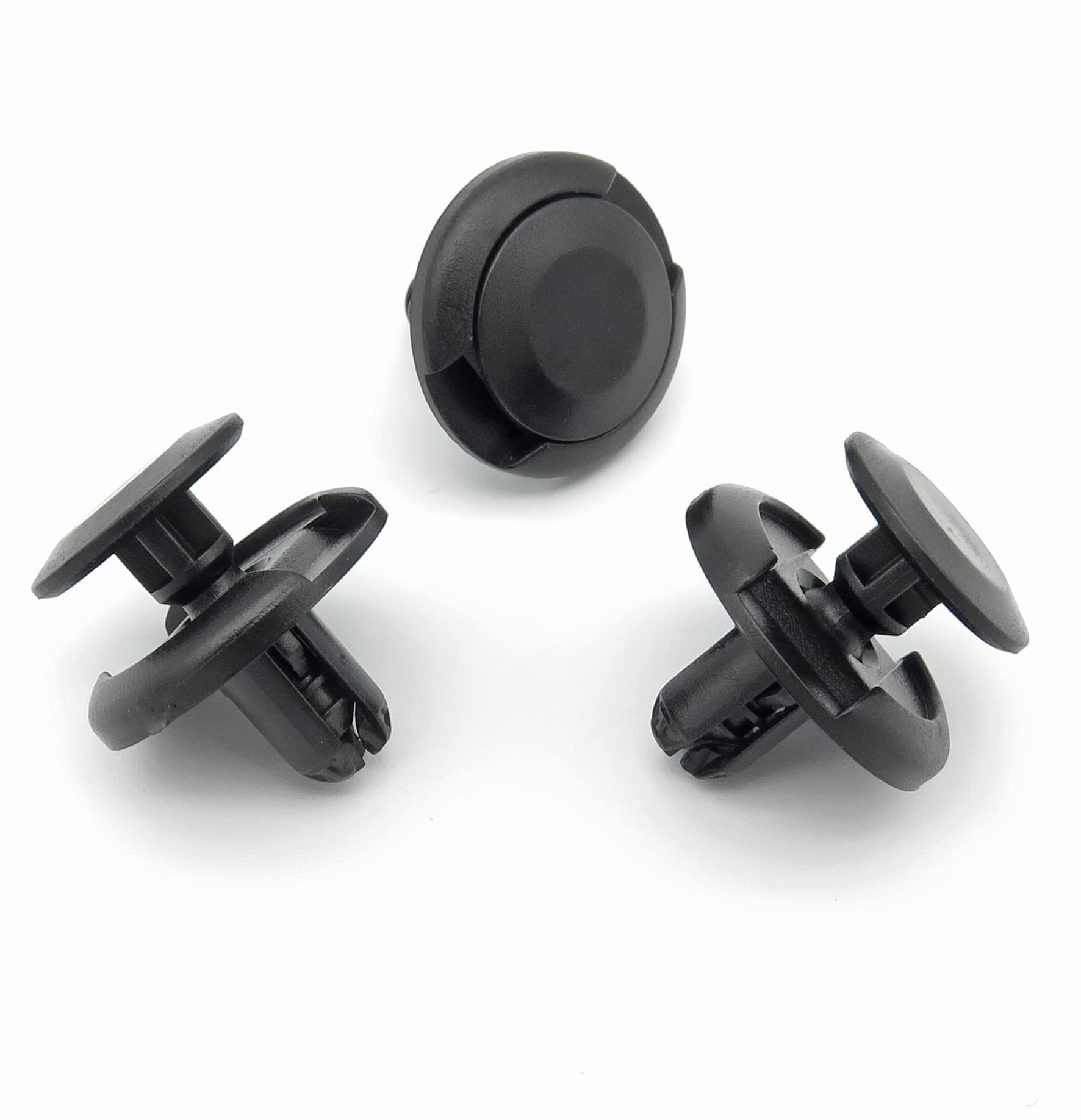 VVO Fasteners- Schwarz Metall-Clips. Motorrraumabdeckung. Kompatibel mit einigen Toyota Avensis, (Packung mit 10 Clips) von VVO