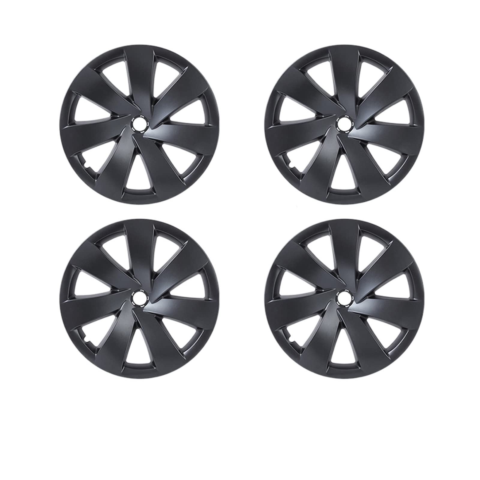 1 Stück/4 Stück Radnabendeckel 19 Zoll kompatibel mit 20 21 22 Tesla Model Y Original Radnabenabdeckung für Auto Ersatzteil für Auto ABS-Abdeckung Trimmzubehör (4PCS Gun Grey) von VWAUGDKPS