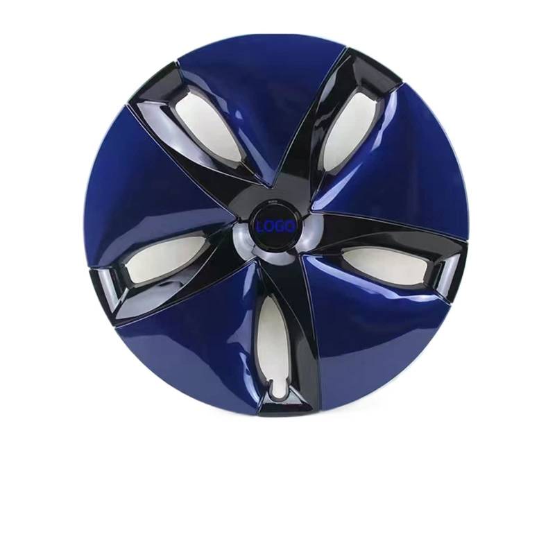 1PCS Compatible With Tesla Model 3/Y 18/19/20 Inch Hub Cap Replacement Wheel Cap Automobile Hubcap Full Rim Cover Accessories 2021 2018-2022(1PC blue with black) von VWAUGDKPS