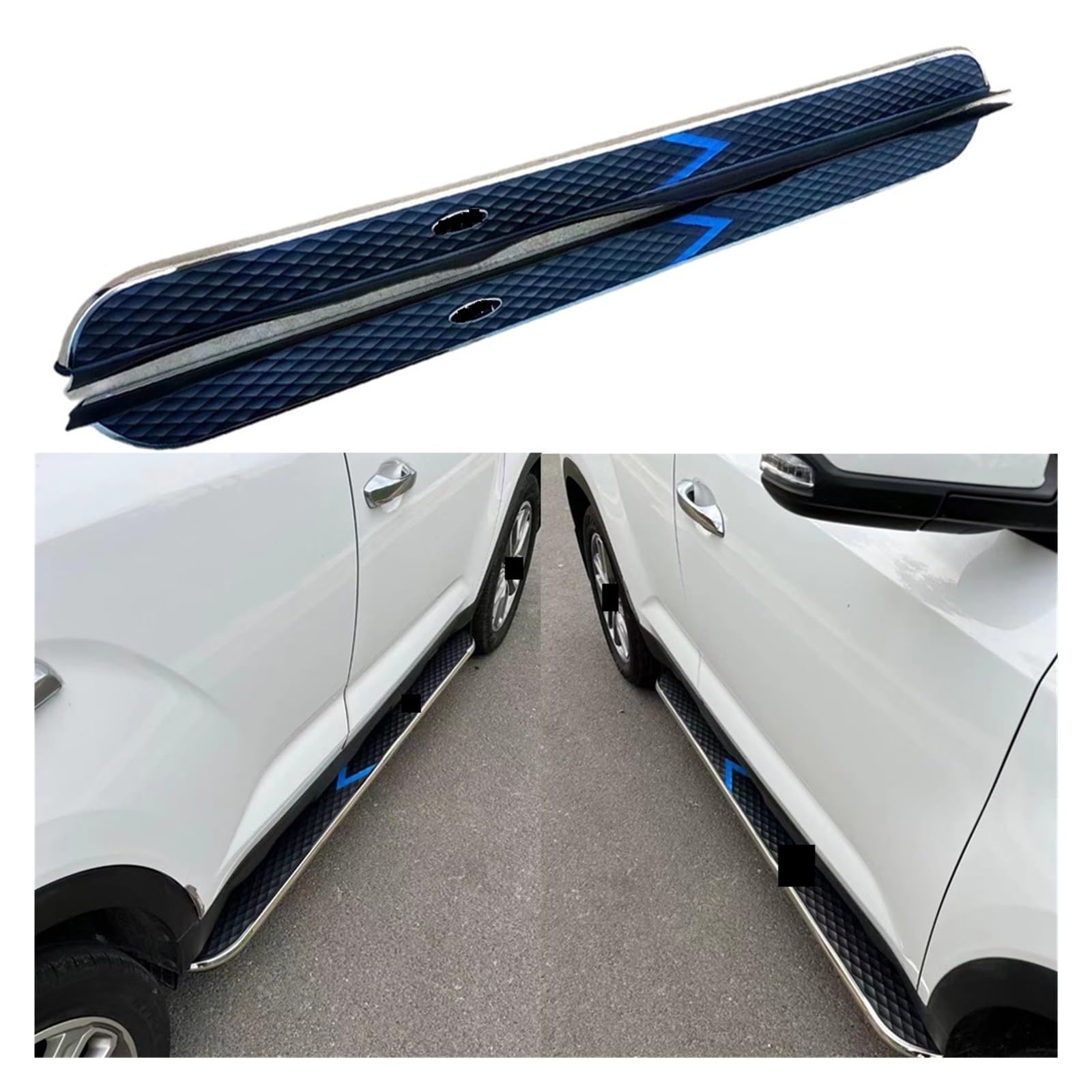 2Pcs Running Boards Side Steps Pedals Nerf Bar Compatible With Jaguar F PACE F-PACE 2016-23 von VWAUGDKPS