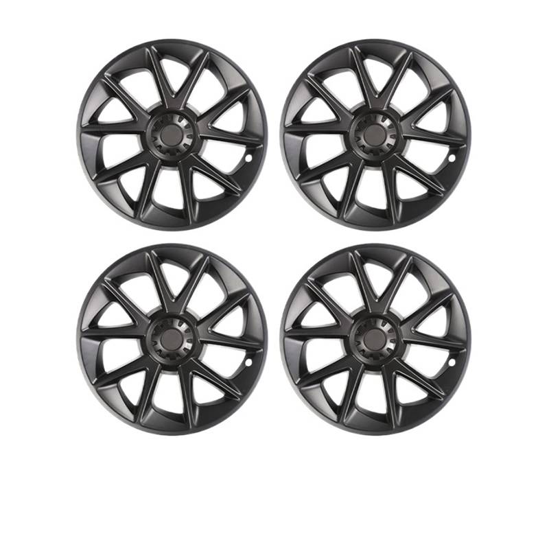 4PCS 18/19 Inch Hub Cap Performance Replacement Wheel Cap Automobile Hubcap Accessories 2021 2018-2022 Compatible With Tesla Model 3 Modell Y(M3 18 Matte Black 3) von VWAUGDKPS