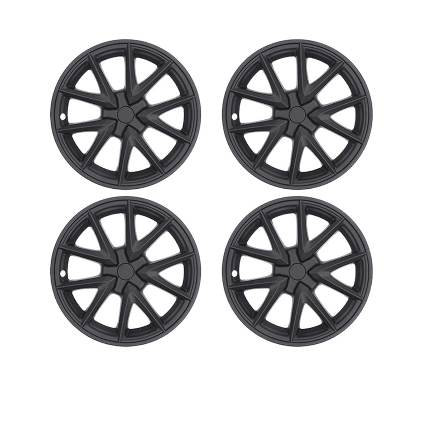 4PCS 18/19 Inch Hub Cap Performance Replacement Wheel Cap Automobile Hubcap Accessories 2021 2018-2022 Compatible With Tesla Model 3 Modell Y(M3 18 Matte Black 4) von VWAUGDKPS