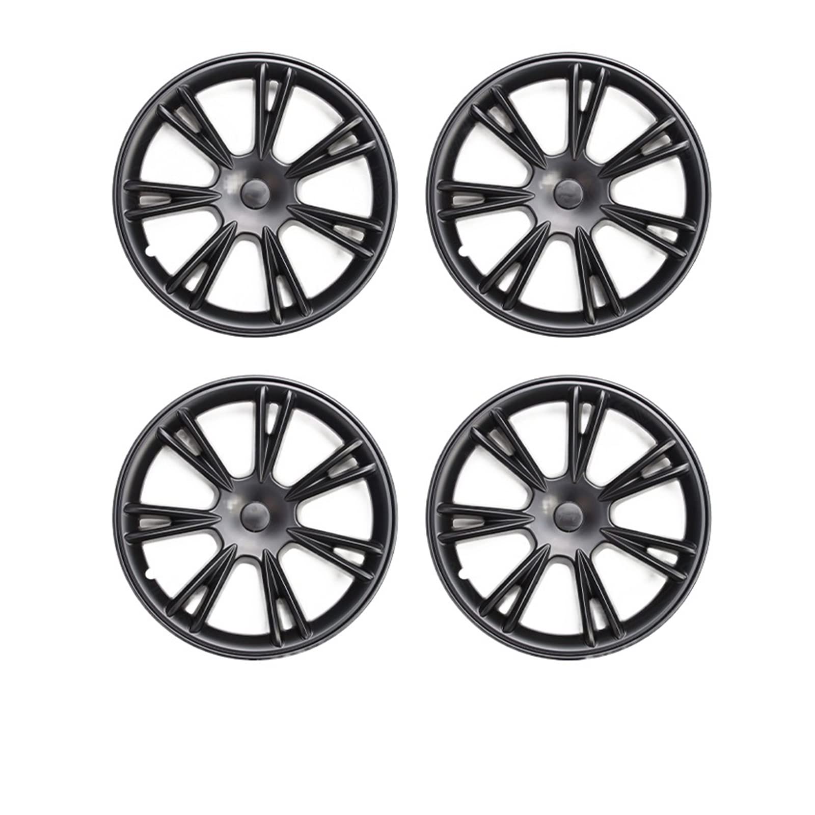 4PCS 18/19 Inch Hub Cap Performance Replacement Wheel Cap Automobile Hubcap Accessories 2021 2018-2022 Compatible With Tesla Model 3 Modell Y(MY 19 Matte Black 10) von VWAUGDKPS