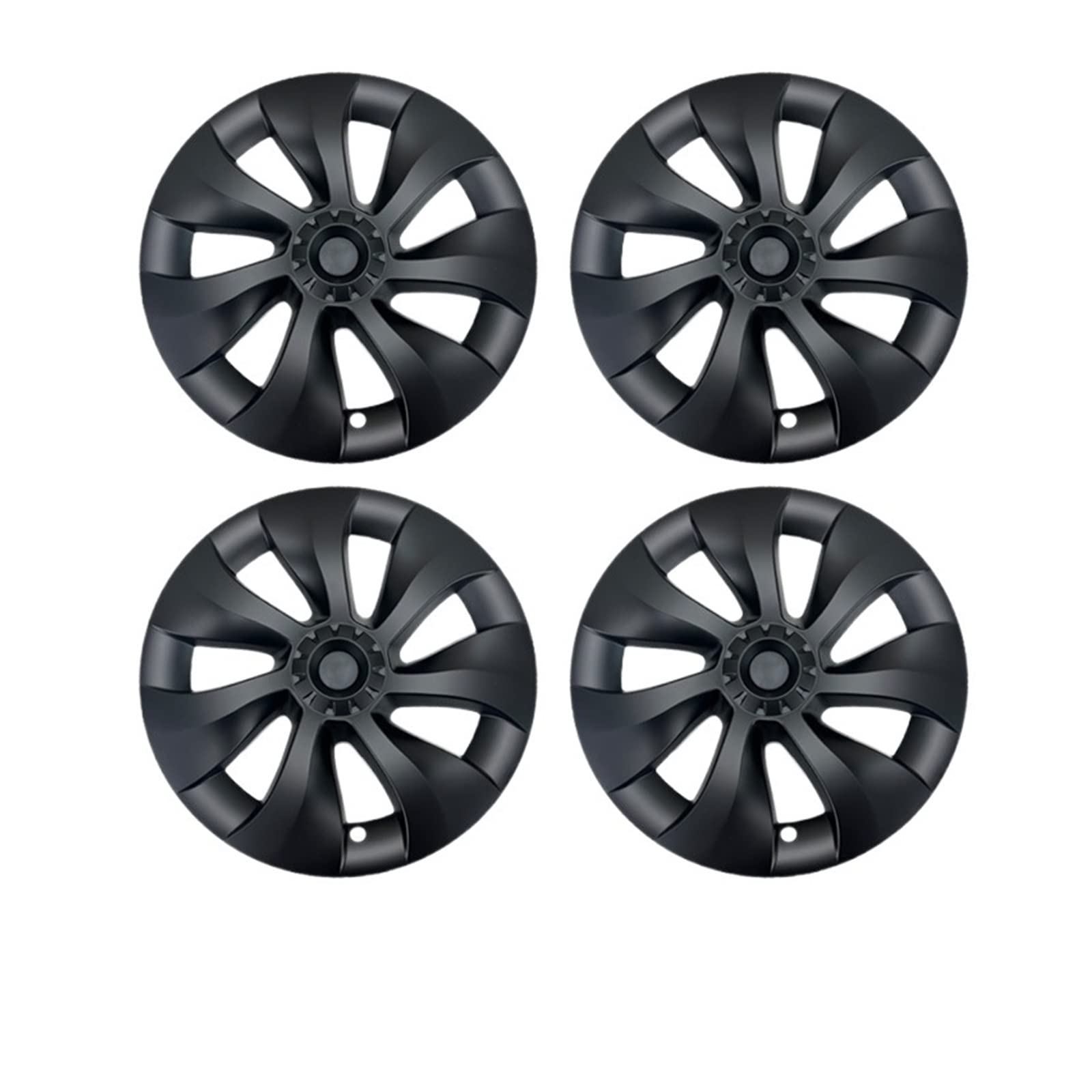 4PCS 18/19 Inch Hub Cap Performance Replacement Wheel Cap Automobile Hubcap Accessories 2021 2018-2022 Compatible With Tesla Model 3 Modell Y(MY 19 Matte Black 6) von VWAUGDKPS