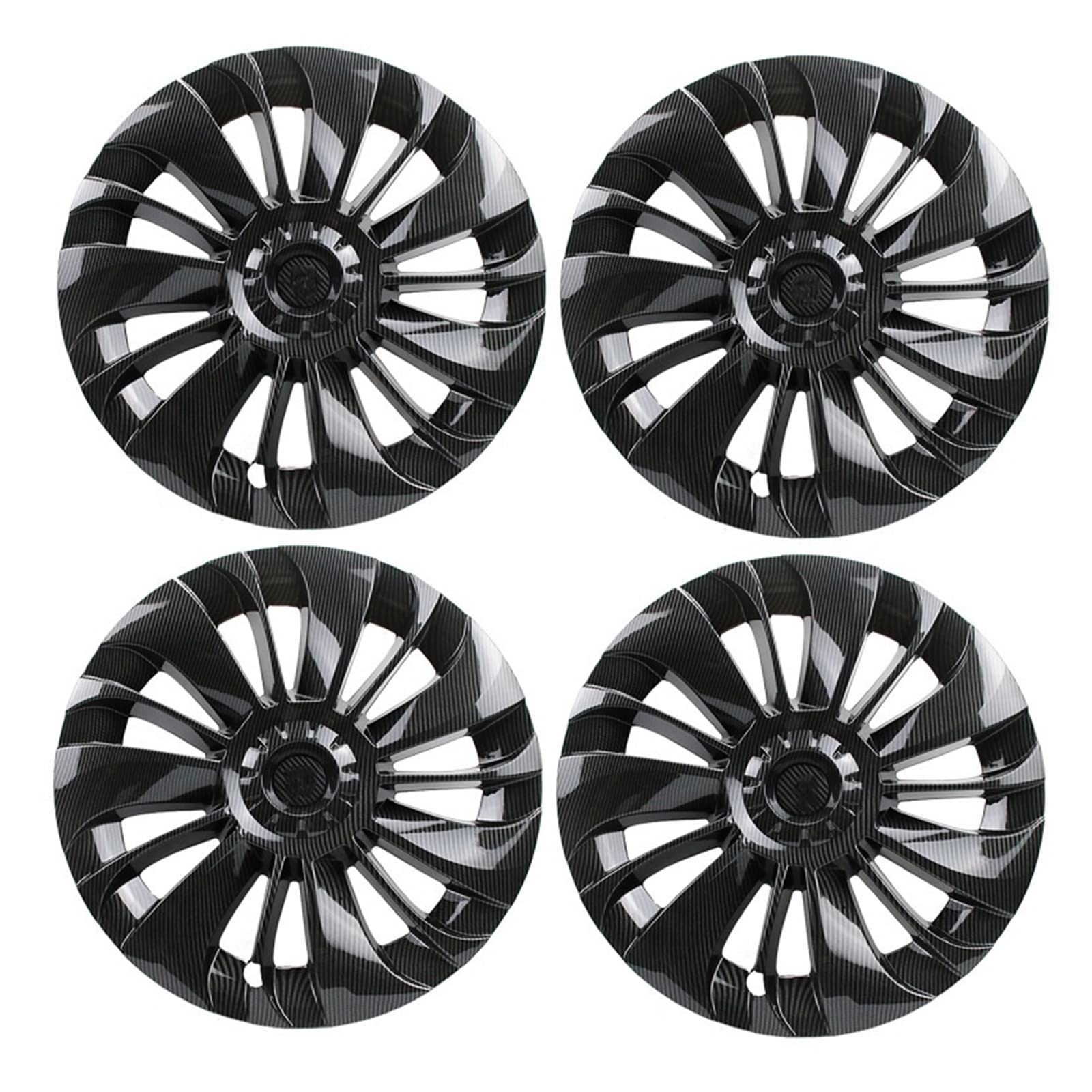 4PCS Compatible With Tesla Model Y Hub Cap Performance Replacement Wheel Cap 19 Inch Automobile Hubcap Full Cover Accessories 2020 2021 2022(03) von VWAUGDKPS