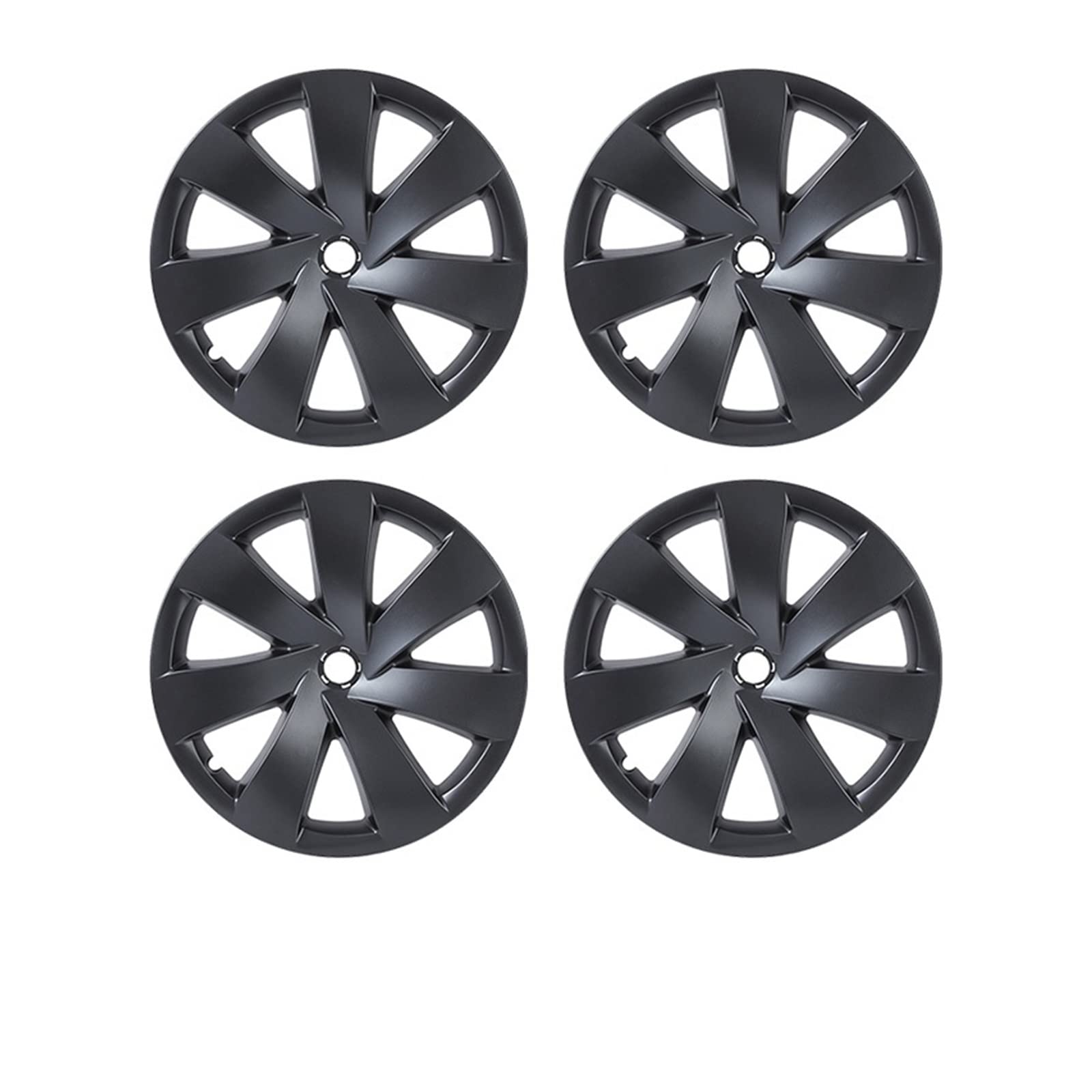 4PCS Compatible With Tesla Model Y Hub Cap Replacement Wheel Cap 19 Inch Automobile Hubcap Full Cover Accessories 2018 2019 2020 2021 2022(K) von VWAUGDKPS