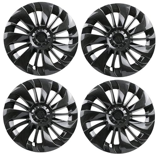 4PCS Hub Cap Performance Replacement Wheel Cap 18 19 Inch Automobile Hubcap Full Cover Accessories 2021 2022 Compatible With Tesla Model 3/Y(Pink) von VWAUGDKPS