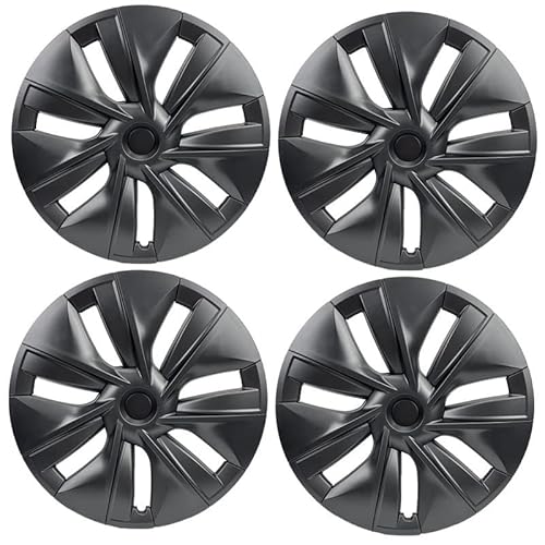 4PCS Hub Cap Performance Replacement Wheel Cap 18 19 Inch Automobile Hubcap Full Cover Accessories 2021 2022 Compatible With Tesla Model 3/Y(Purple) von VWAUGDKPS