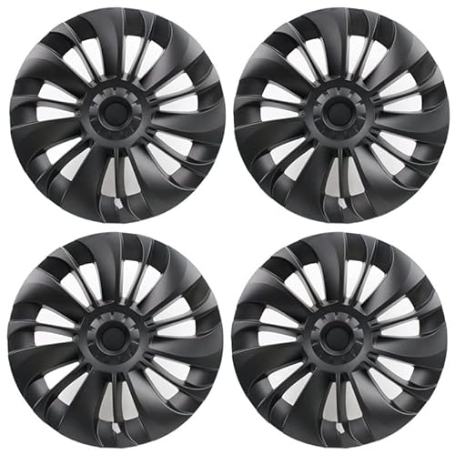 4PCS Hub Cap Performance Replacement Wheel Cap 18 19 Inch Automobile Hubcap Full Cover Accessories 2021 2022 Compatible With Tesla Model 3/Y(Red) von VWAUGDKPS