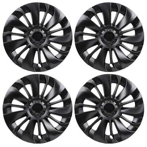 4PCS Hub Cap Performance Replacement Wheel Cap 18 19 Inch Automobile Hubcap Full Cover Accessories 2021 2022 Compatible With Tesla Model 3/Y(Silver) von VWAUGDKPS