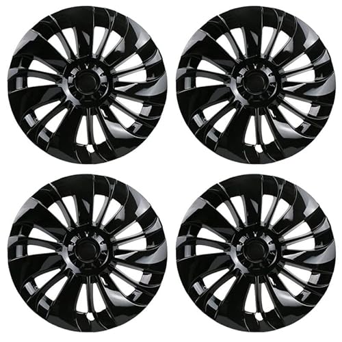 4PCS Hub Cap Performance Replacement Wheel Cap 18 19 Inch Automobile Hubcap Full Cover Accessories 2021 2022 Compatible With Tesla Model 3/Y(White) von VWAUGDKPS