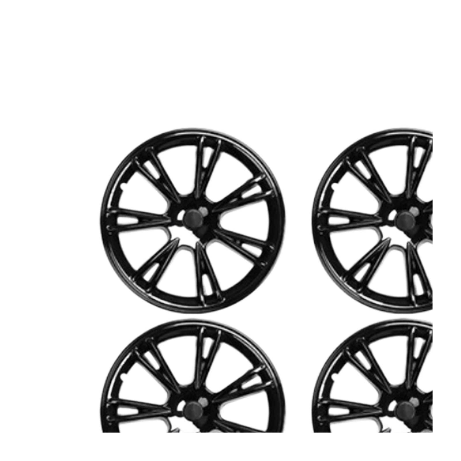 4PCS Wheel Hub Cap Compatible With Tesla Model Y 2021 2022 2023 Car Replacement Wheel Cover 19 Inch Original Full Cap Kit Auto Accessories(Piano black) von VWAUGDKPS