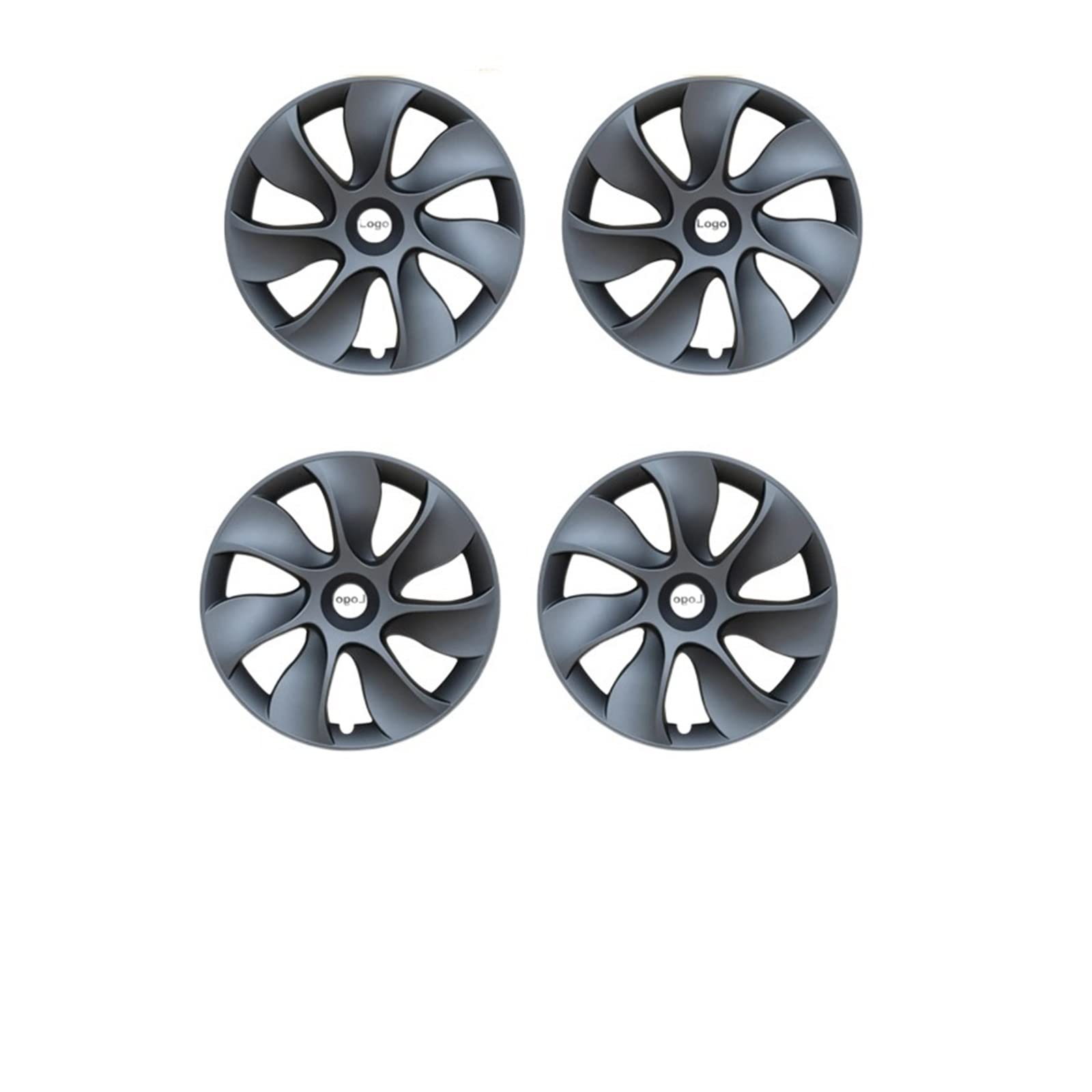 4Pcs Modell Y Wiel Cap 19-Inch Auto Wieldop 4Pcs Accessoires 2021 2022 2023 Compatible With Tesla Wheel Cover Wheel Center Hub Caps(4pcs) von VWAUGDKPS