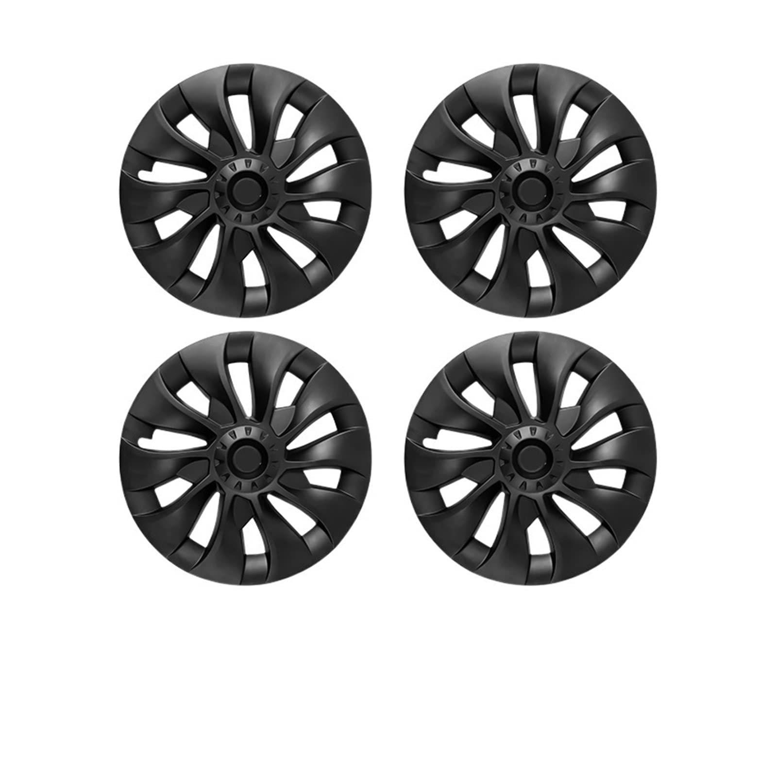 4pcs Compatible With Tesla Model 3 18 Inch Hub Cap Performance Replacement Wheel Cap Automobile Hubcap Full Cover Accessories 2021 2018-2022 von VWAUGDKPS