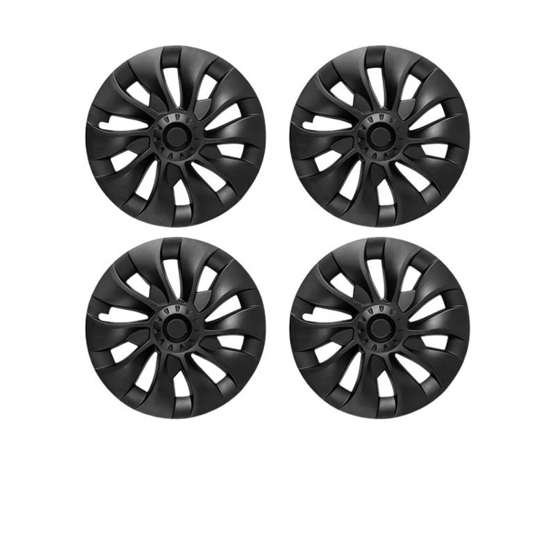 4pcs Compatible With Tesla Model 3 18 Inch Hub Cap Performance Replacement Wheel Cap Automobile Hubcap Full Cover Accessories 2021 2018-2022 von VWAUGDKPS