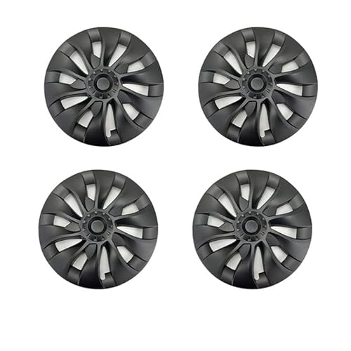 4pcs Kompatibel mit Tesla Model 3 18 Zoll Radkapsel Original Auto Ersatz Radkapsel Auto Radkapsel Volltonzubehör 2021 2022(Matte-no Logo) von VWAUGDKPS