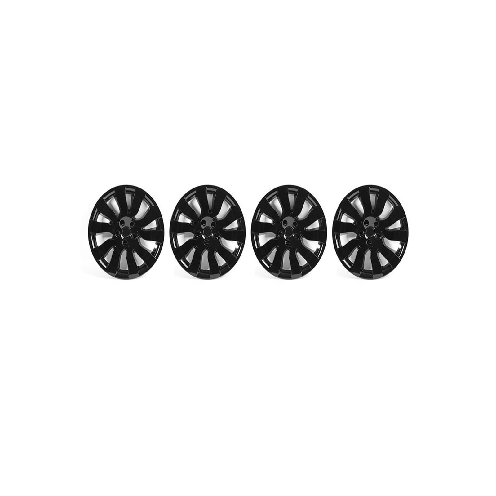 4pcs Räder Cop Abdeckung Kompatibel mit Tesla Modell 3 2021 2022 Auto Ersatz Radabdeckung 18 Zoll Automobil Navcap Vollabdeckung Auto Modifikation(helle Black(4pcs)) von VWAUGDKPS