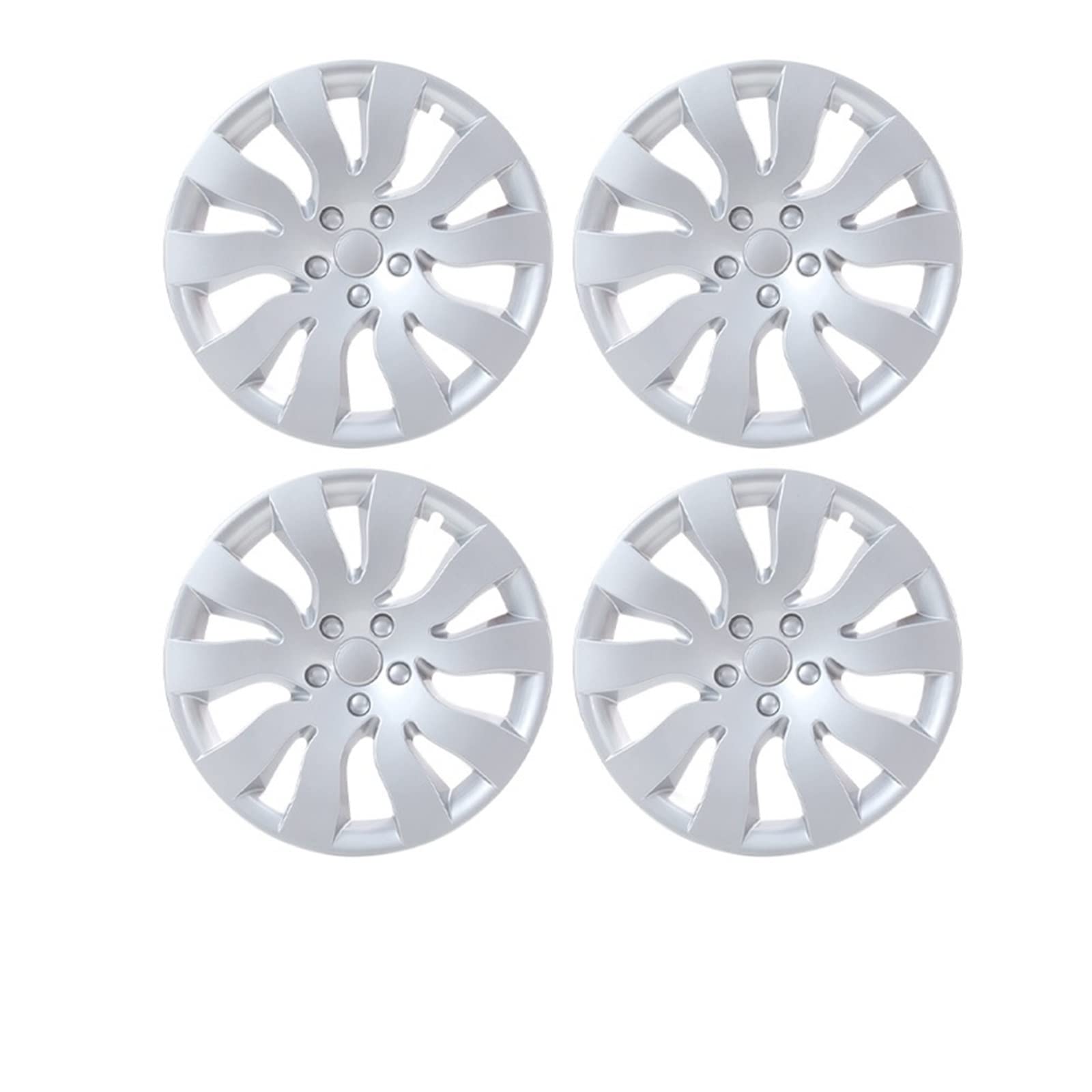 Car 18-Inch Wheel Hubcap Kit Protection Replacement Hub Cover Decoration Exterior Modification Accessories Compatible With Tesla Model 3(Silver 4PCS) von VWAUGDKPS