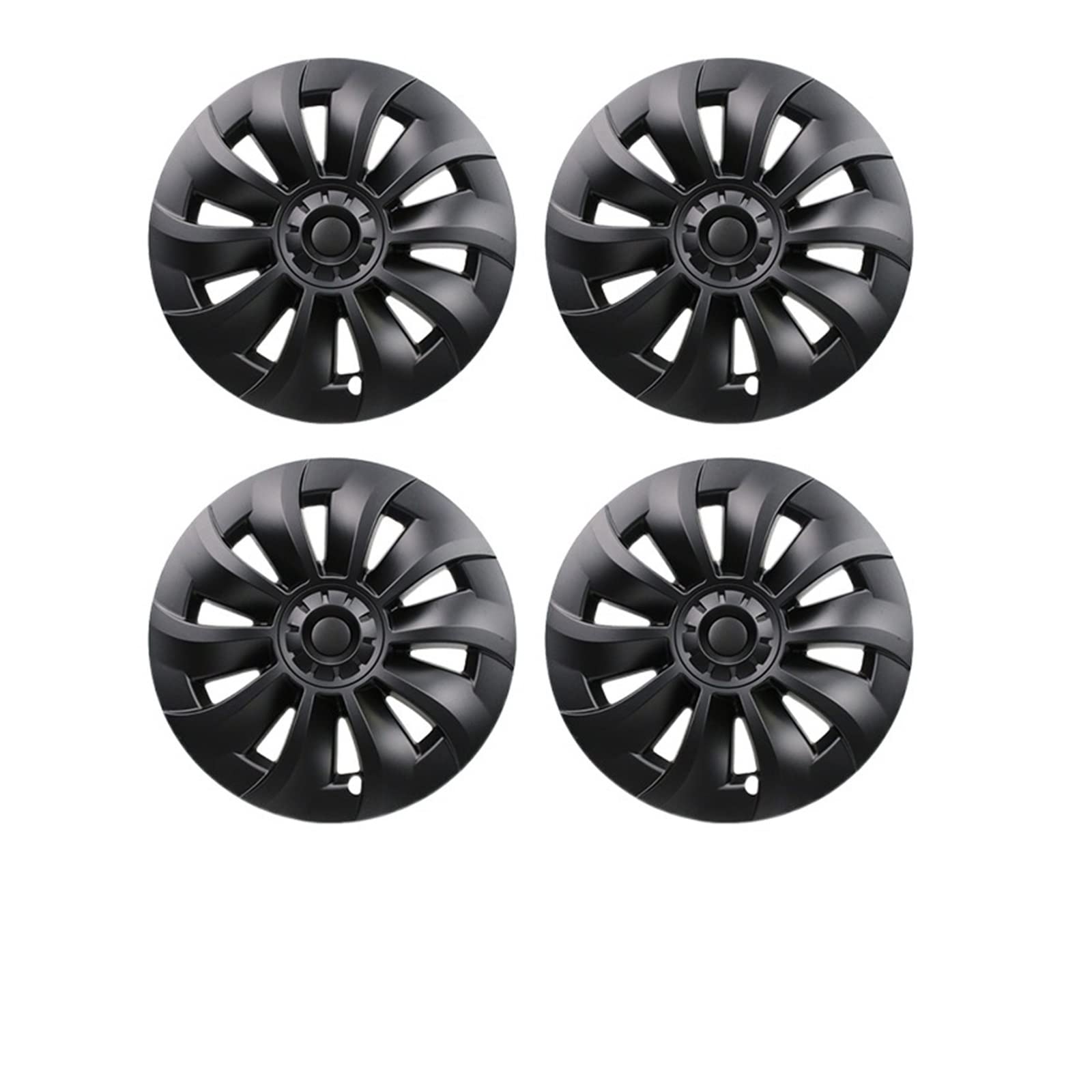 Compatible With Tesla Model 3Car 19 Inch Cyclone Hub Cap Full Cover Replacement Caps Wheel Hubcap ABS Kit Refit Trim Decoration Accessories(3MatteBlack19in 4PC) von VWAUGDKPS