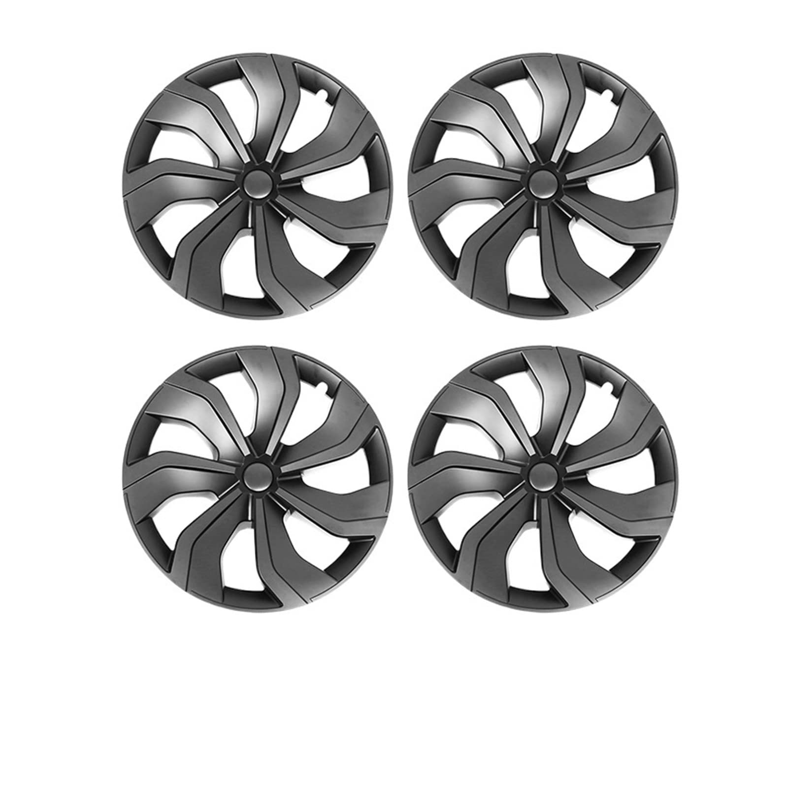 Compatible With Tesla Model Y 19 Inch Machine Armour Blade Hub Cover Car Full Coverage Wheel HubcapTrim Kit Exterior Accessories Decoration von VWAUGDKPS