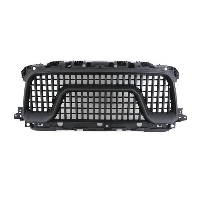 Auto-Außenzubehör Renngrills Mattschwarzer Kühlergrill mit Licht Kompatibel for Dodge RAM 2500 2019-2023 Frontstoßstangengrill(Matte Black No Light) von VWUEWJE