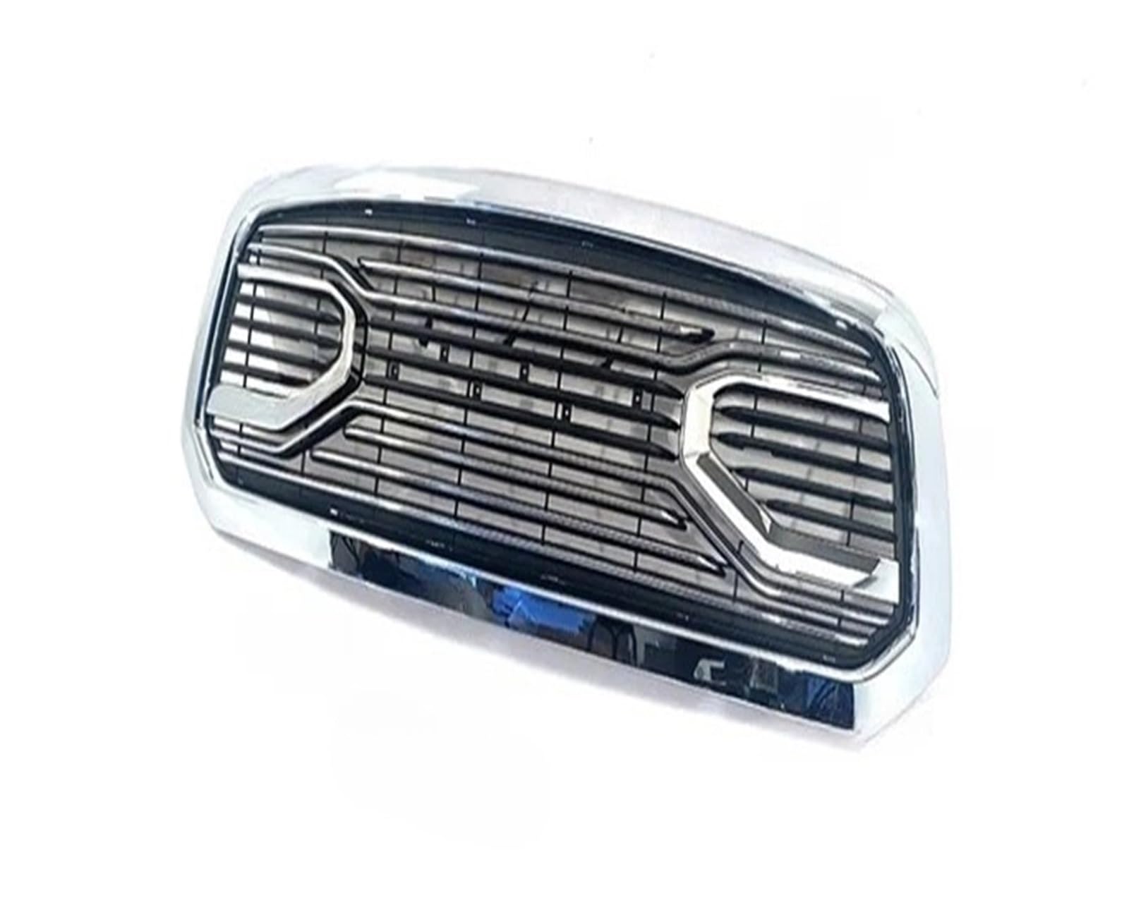 Frontgrill Racing Wabengrill Stoßstangen-Obergrill Kompatibel for Dodge Ram 1500 2014-2018 Auto-Styling Dekoratives Kühlergrill-Zubehör(Plated-NO LED) von VWUEWJE