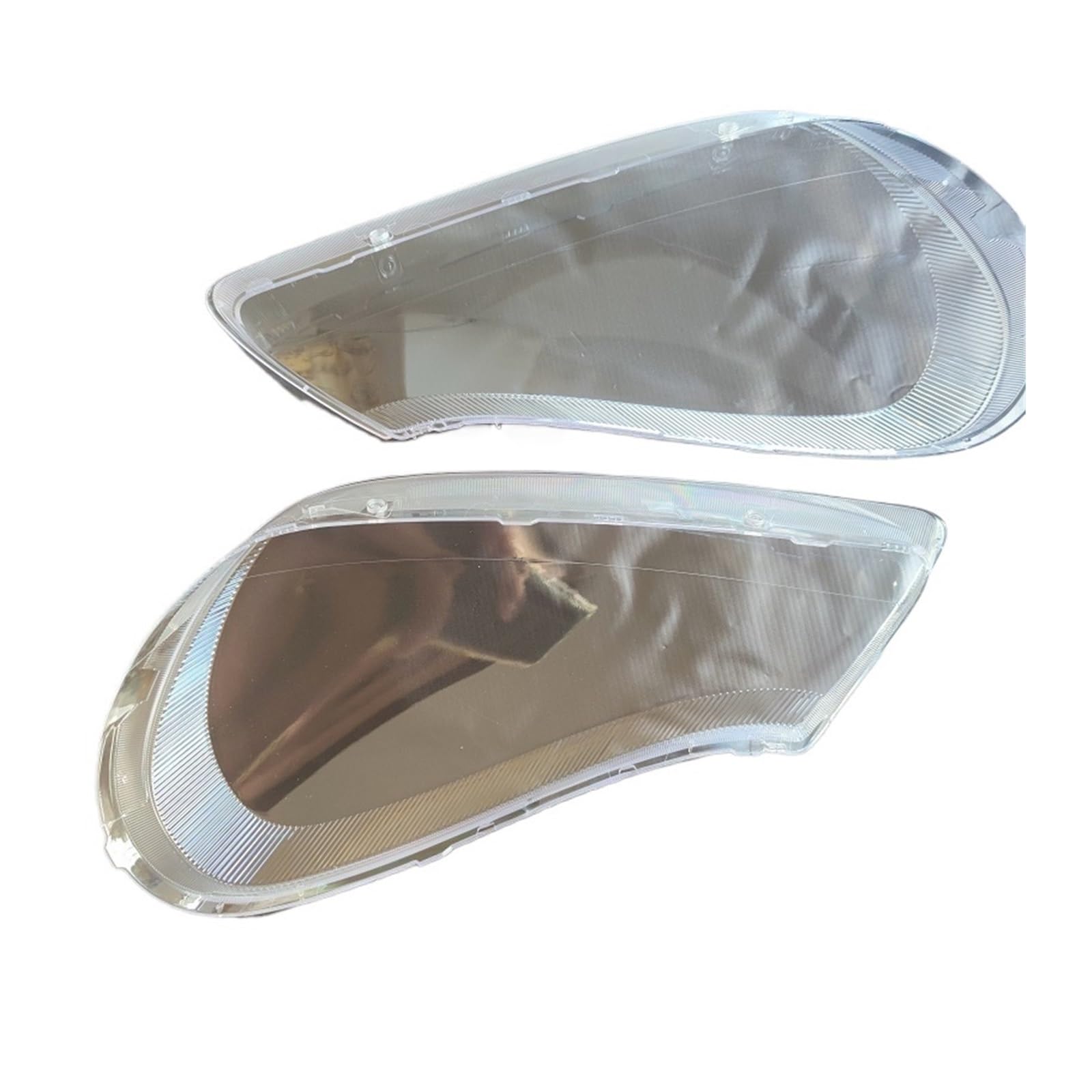 Frontscheinwerfer Linsenschale Maske Scheinwerferabdeckung Transparenter Lampenschirm Glas Lampenschirm Kompatibel for Porsche Cayenne 2007 2008 2009 2010(2PCS Left and Right) von VWUEWJE