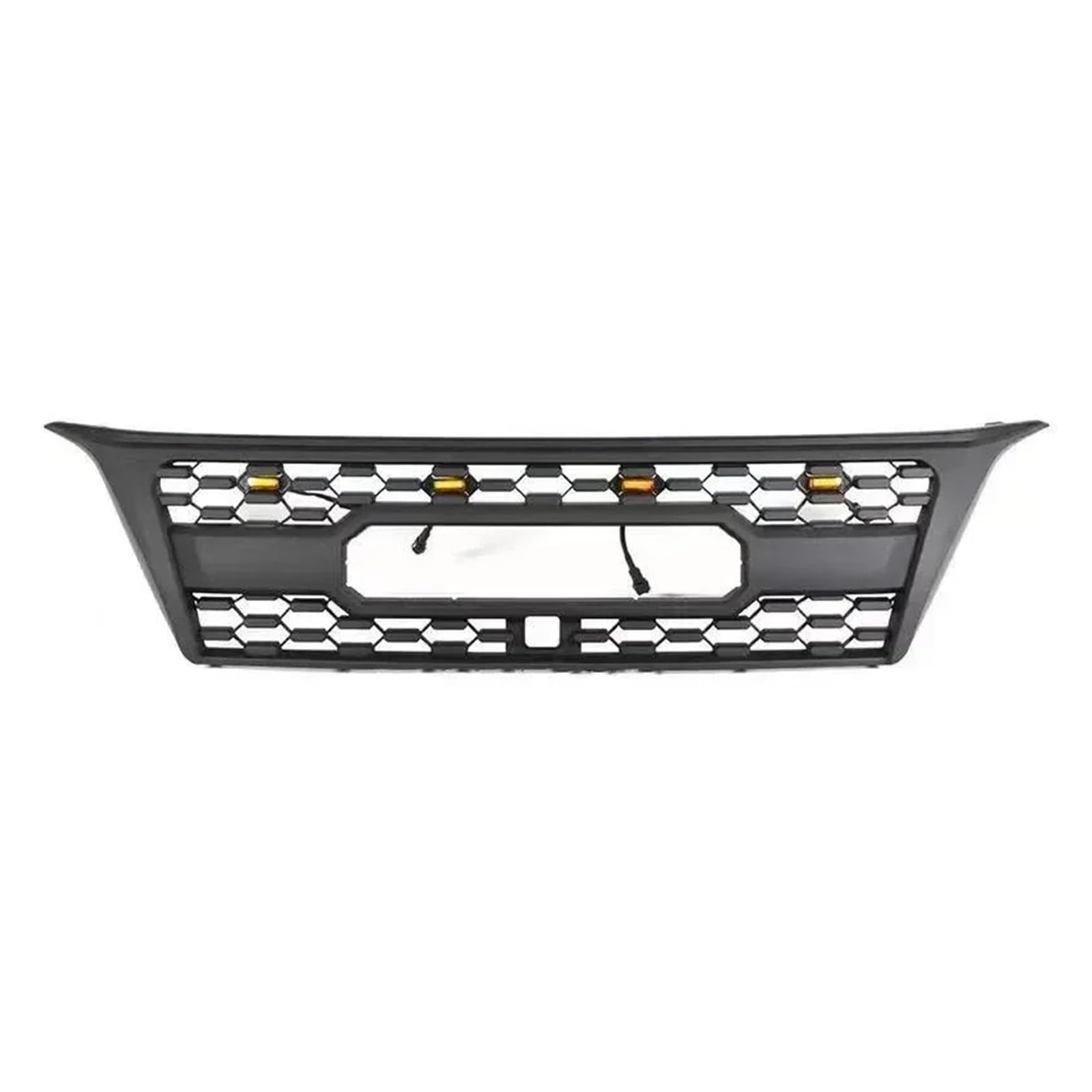 Frontstoßstangengitter Parrilla Schwarz ABS Kühlergrillabdeckung mit Lichtern Passend for Lexus GX470 570 Harrier 2010-2013 von VWUEWJE