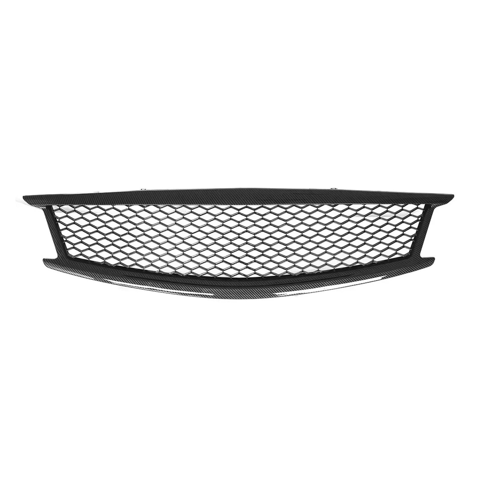 G37 Front Bumper Grill Grille Compatible for Infiniti G37 Compatible for Nissan Skyline 2010-2014 Honeycomb Mesh Front Centre Grill Panel Body Kit(CF Look) von VWUEWJE