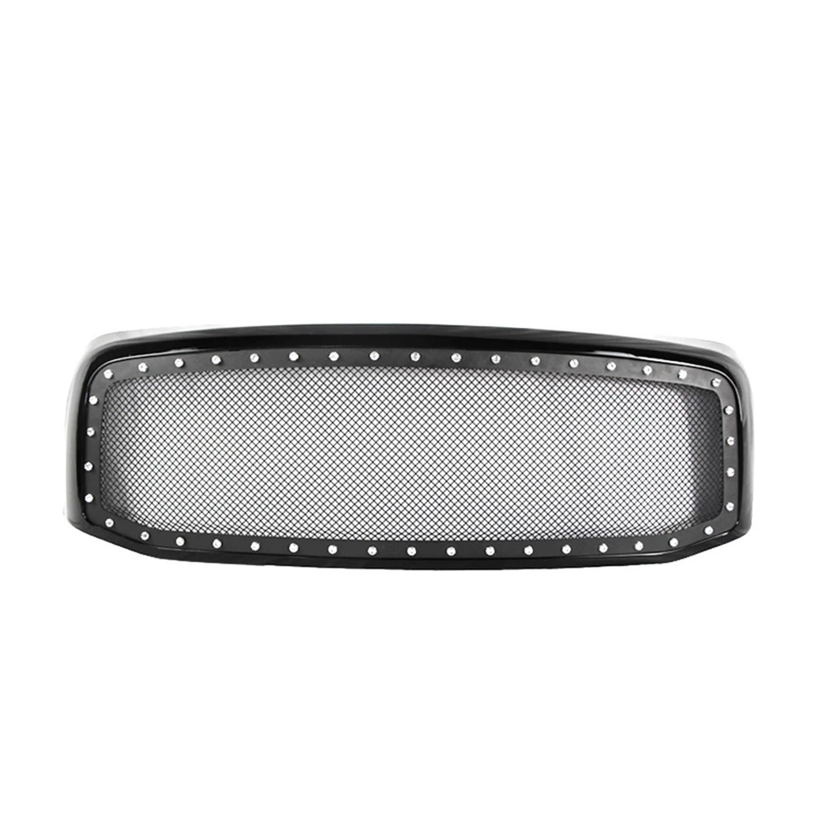 Kompatibel for Dodge RAM 1500 2006-2008 Renngrill-Dekoration, Auto-Frontgitter, Renngrill, ABS, schwarz glänzend, Zierleiste, Stoßstangengitter von VWUEWJE